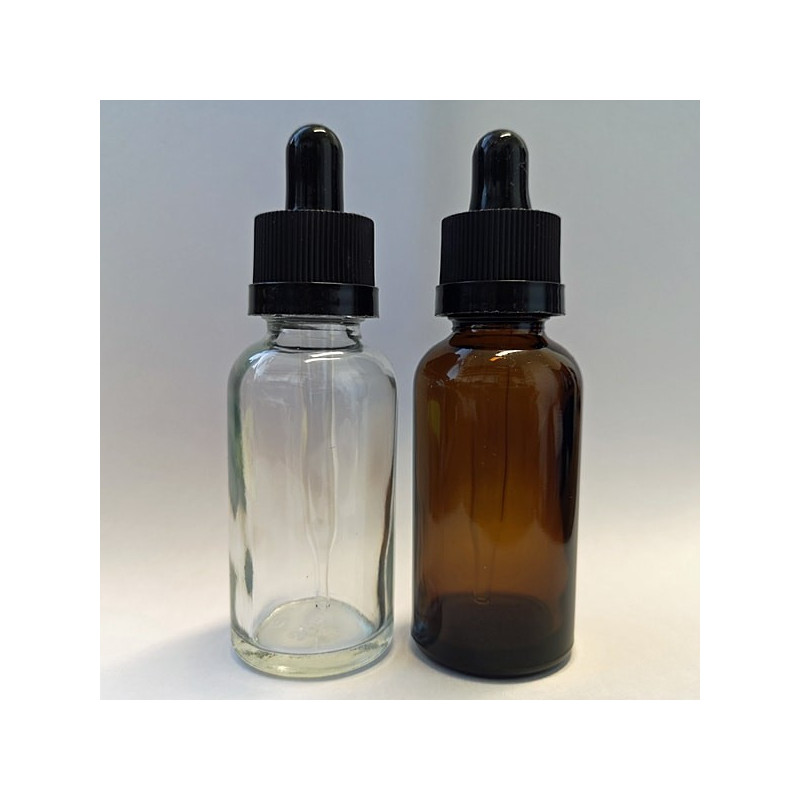 50 ml Sklenená fľaštička s pipetou