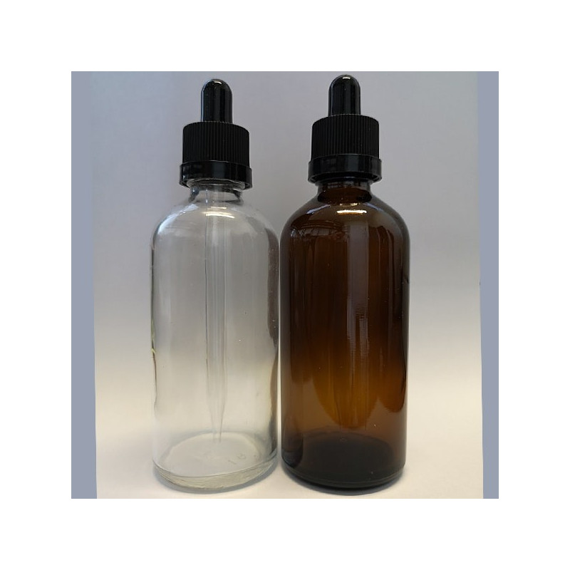 100 ml Sklenená fľaštička s pipetou