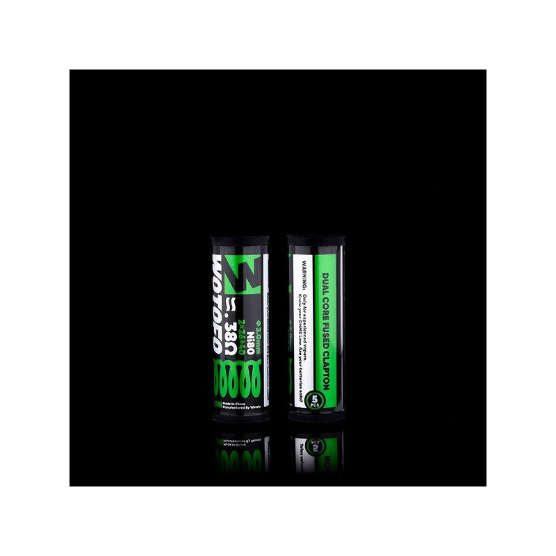 5ks Wotofo Dual Core Fused Clapton Ni80 0,38Ω špirálky