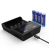 Xtar VC4S Li-ion/Ni-MH nabíjačka pre monočlánky s USB káblom