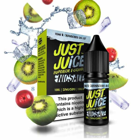 10ml Kiwi&Cranberry On Ice Just Juice Salt e-liquid