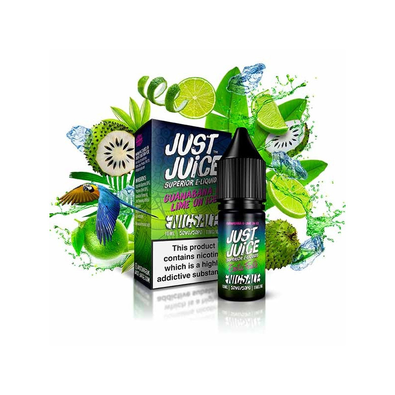 10ml Guanabana&Lime On Ice Just Juice Salt e-liquid
