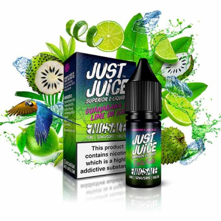 10ml Guanabana&Lime On Ice Just Juice Salt e-liquid