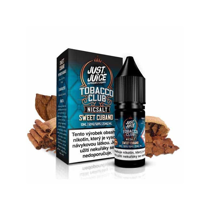 10ml Sweet Cubano Tobacco Just Juice Salt e-liquid