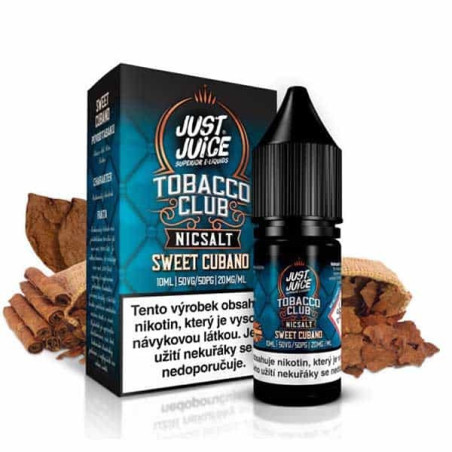 10ml Sweet Cubano Tobacco Just Juice Salt e-liquid