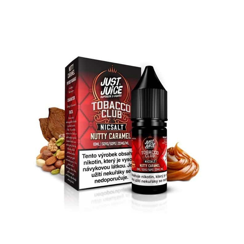 10ml Nutty Caramel Tobacco Just Juice Salt e-liquid