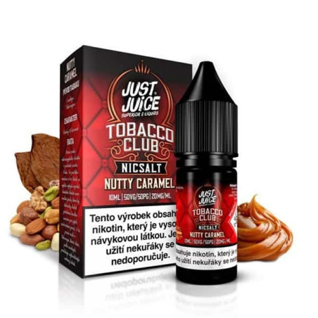 10ml Nutty Caramel Tobacco Just Juice Salt e-liquid