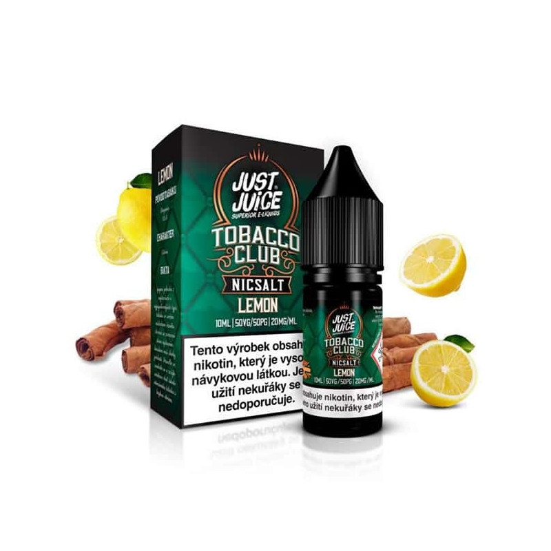 10ml Lemon Tobacco Just Juice Salt e-liquid