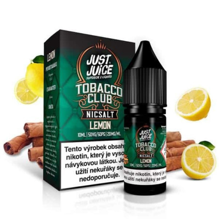 10ml Lemon Tobacco Just Juice Salt e-liquid