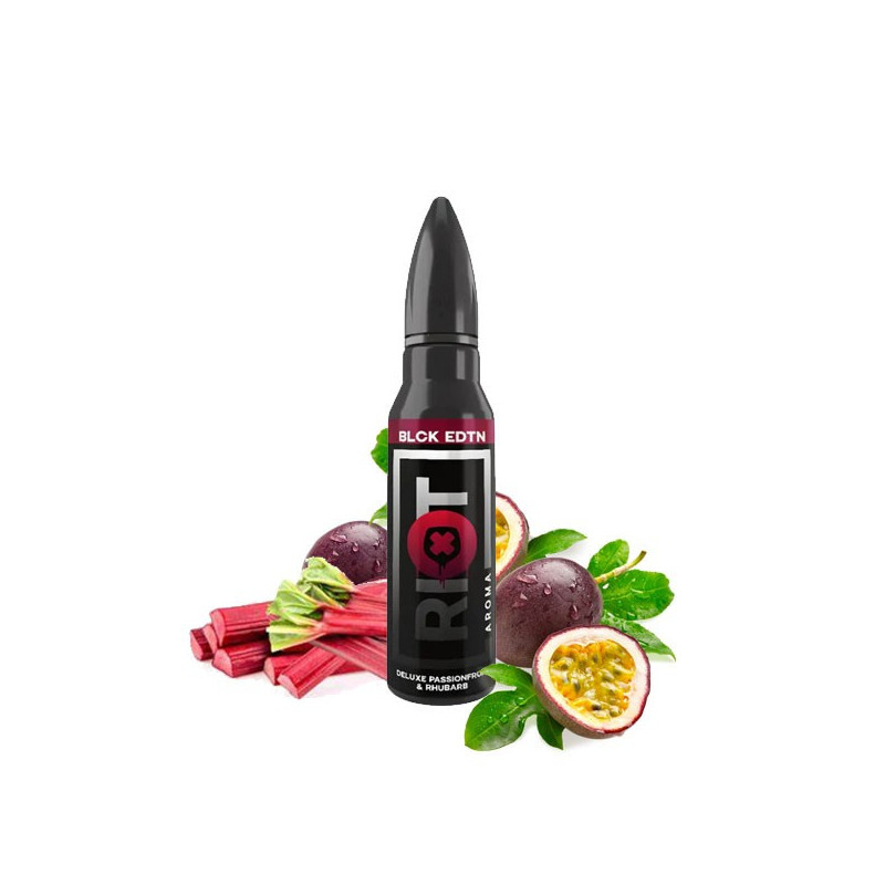 60 ml Deluxe Passionfruit & Rhubarb RIOT BLCK EDTN - 15ml S&V