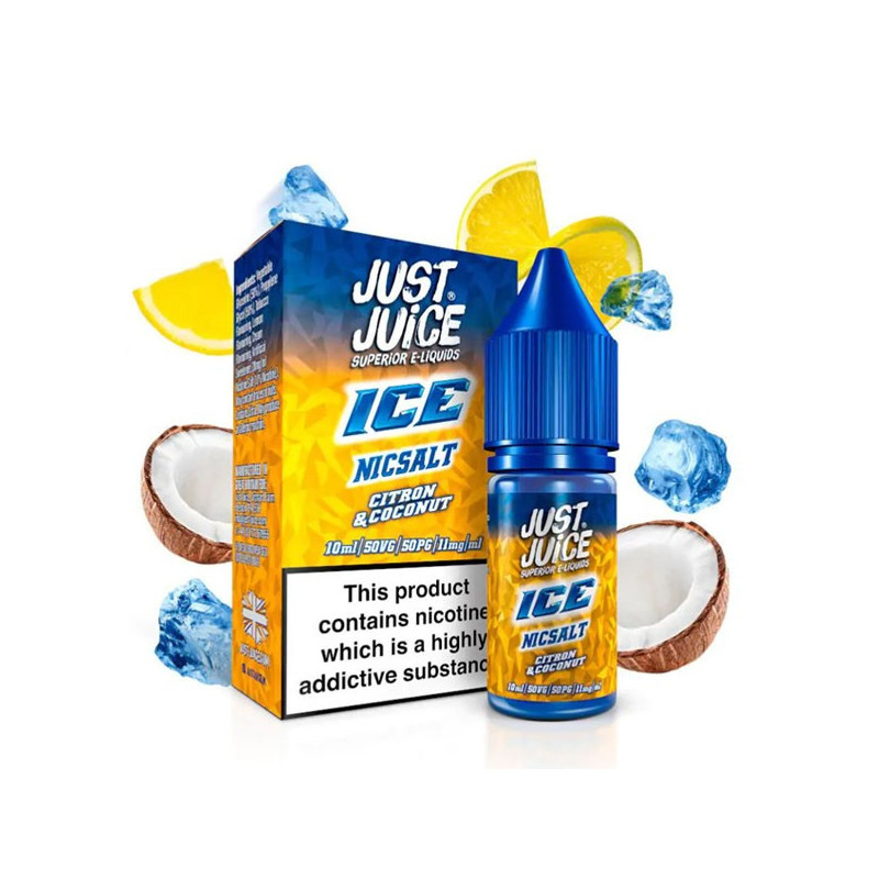 10ml Citron & Coconut JUST JUICE ICE NICSALT e-liquid