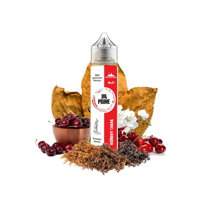 60ml Višňový Tabák PRIME - 20ml S&V