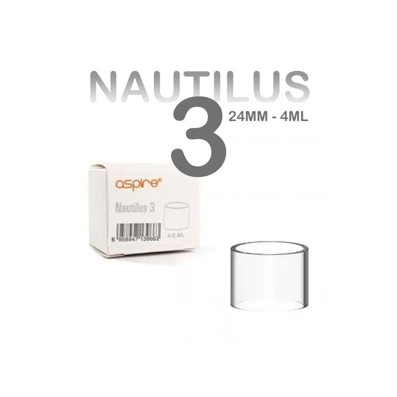Nautilus 3 pyrex telo 24mm - 4ml