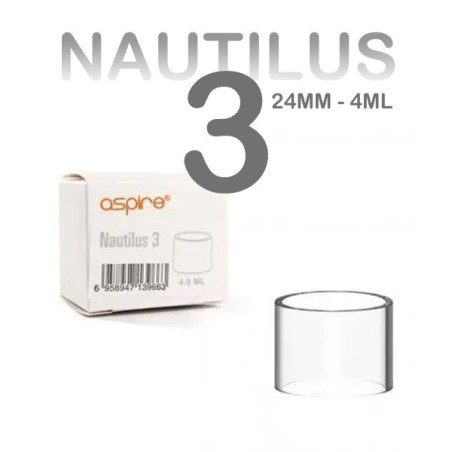 Nautilus 3 pyrex telo 24mm - 4ml