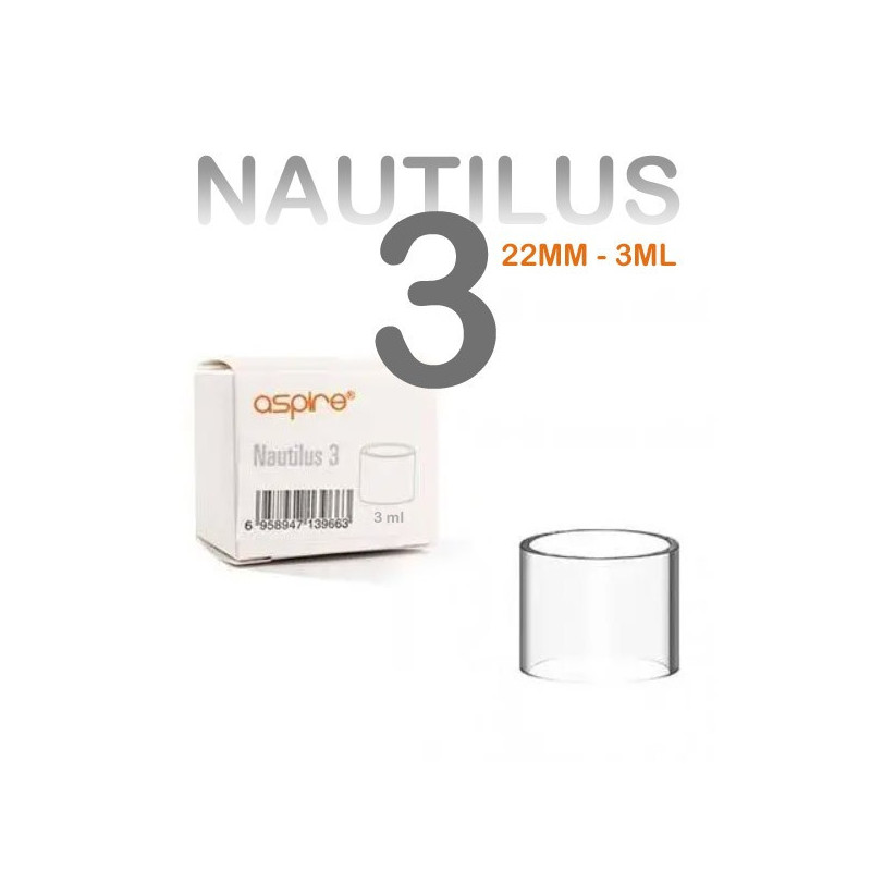 Nautilus 3 pyrex telo 22mm - 3ml