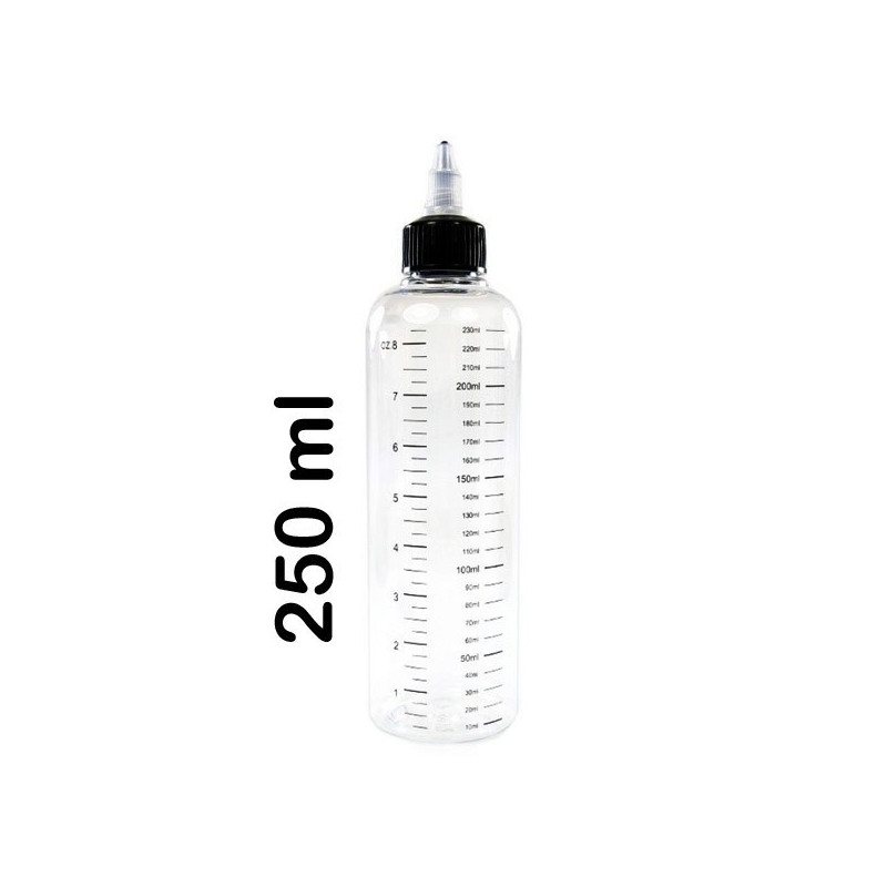 230 ml fľaštička s ryskou a twist uzáverom