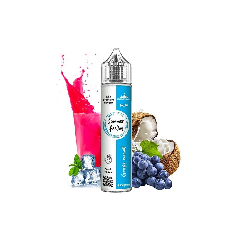 60ml Grape Coconut Summer Feeling - 20ml S&V