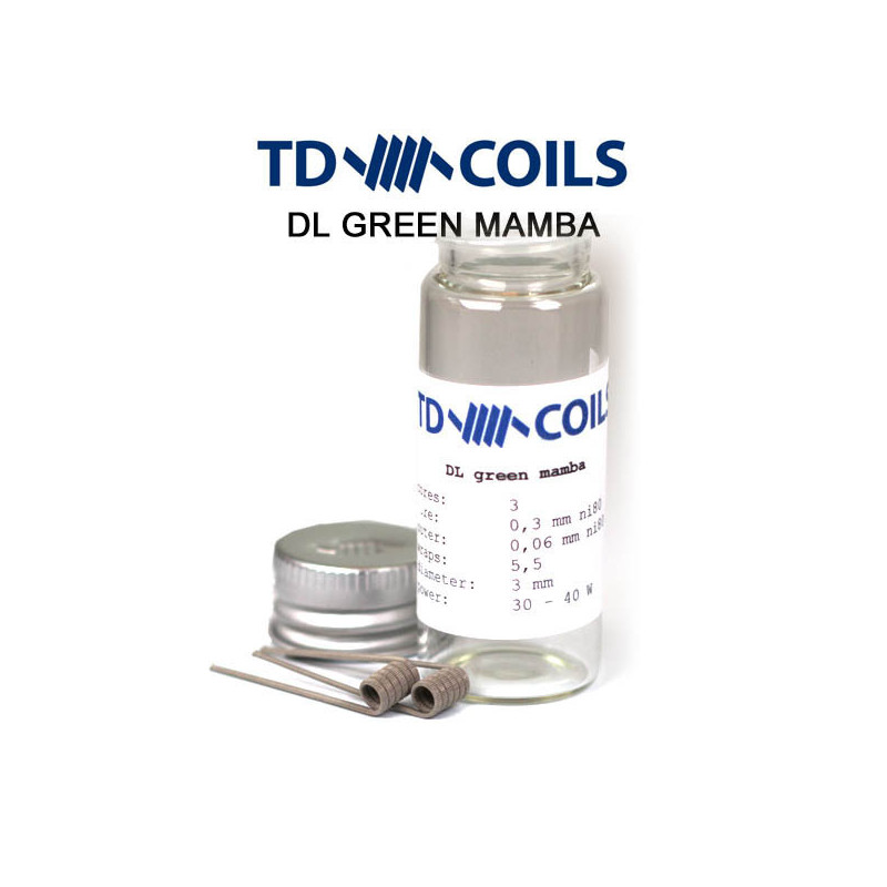 4ks TD COILS DL Green Mamba 0,4Ω Ni80