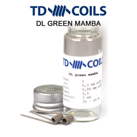 4ks TD COILS DL Green Mamba 0,4Ω Ni80