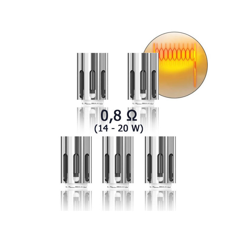 5-PACK Joyetech BFC žhaviaca hlava - 0,8 Ohm