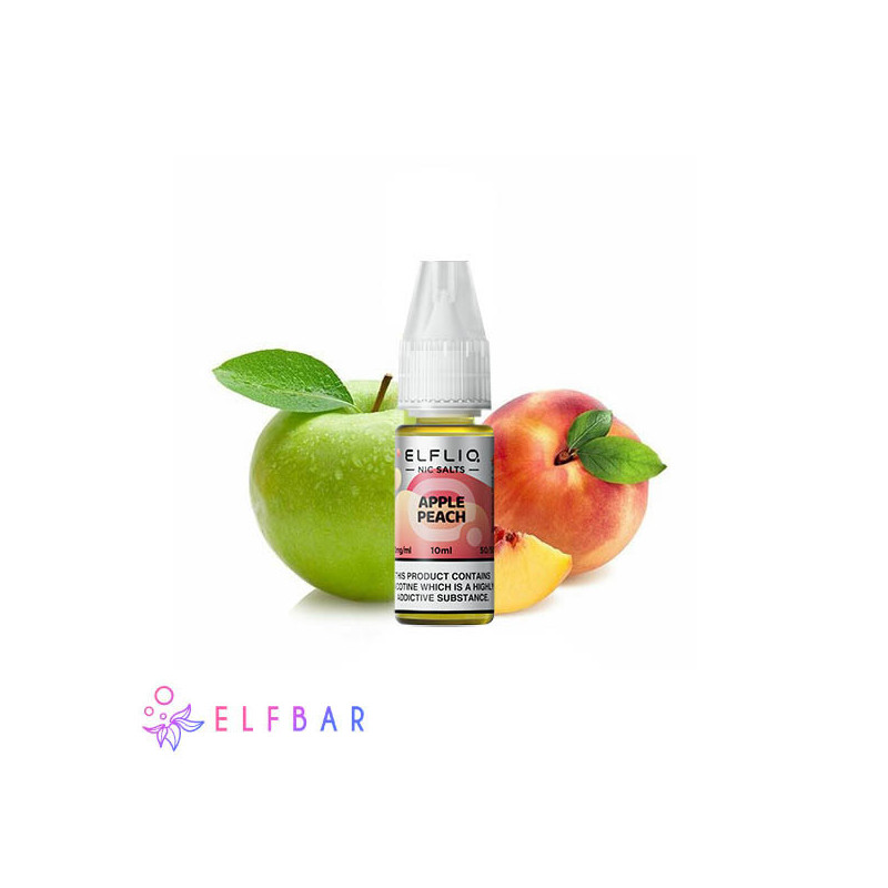 10 ml Apple Peach ELFLIQ NicSalt e-liquid