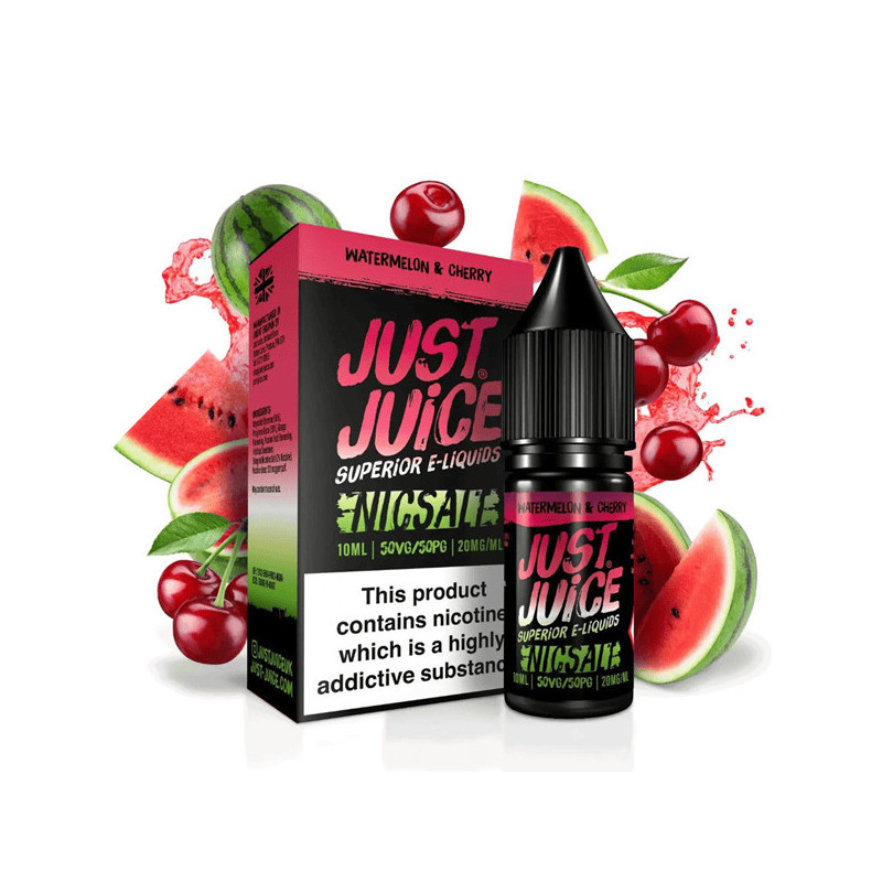 10ml Watermelon & Cherry Just Juice Salt e-liquid