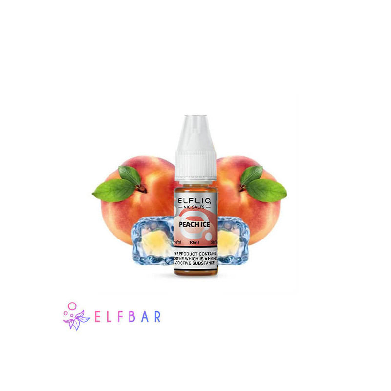 10ml Peach Ice ELFLIQ SALT e-liquid