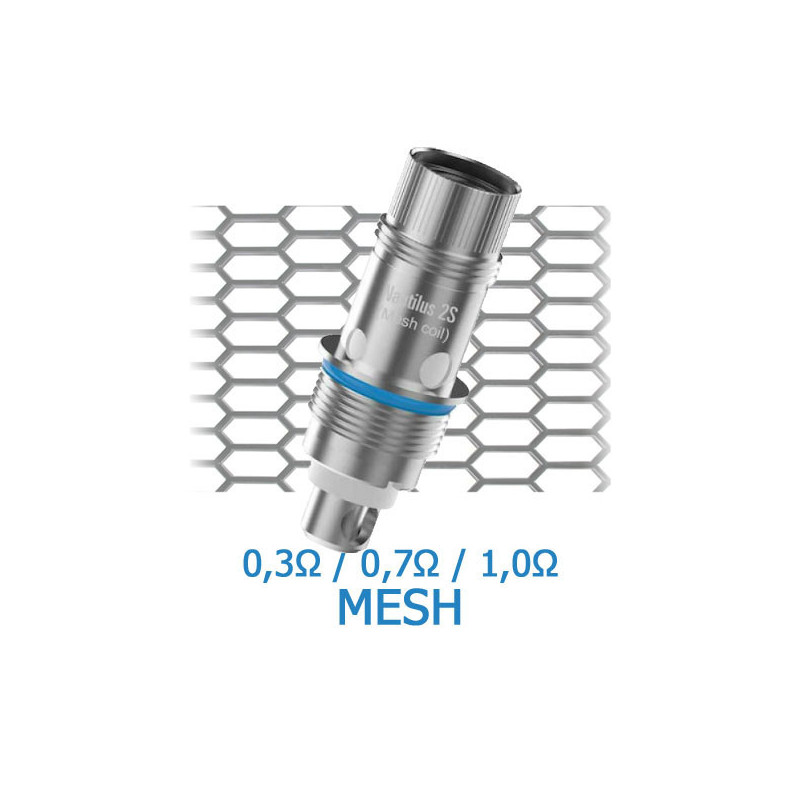 aSpire Nautilus MESH (2S) 0,3Ω / 0,7Ω / 1,0Ω
