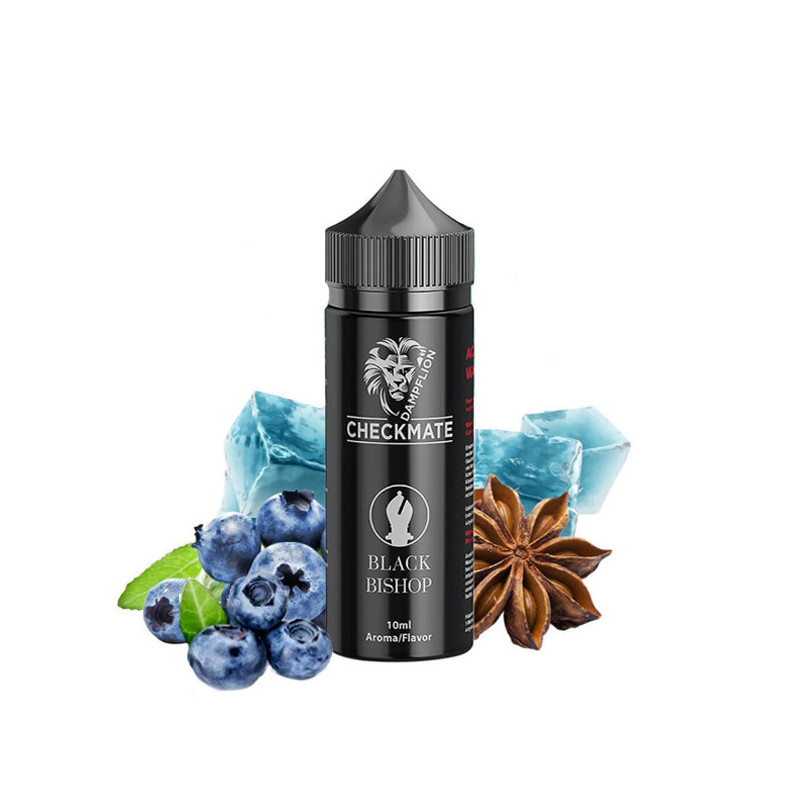 10 ml Black Bishop CHECKMATE aróma + 120ml Gorilla fľaška
