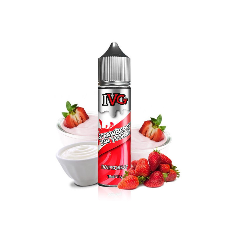 60ml Strawberry Jam Yoghurt IVG - 18ml S&V