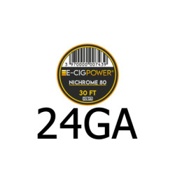 E-Cig Power Ni80 odporový drôt 9 m