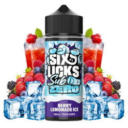 120ml Berry Lemonade Ice Six Licks Sub Zero - 100ml S&V