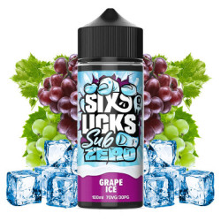 120ml Grape Ice Six Licks Sub Zero - 100ml S&V
