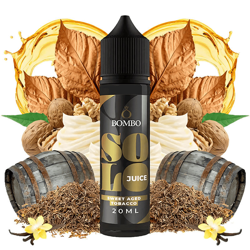 60ml Sweet Aged Tobacco Bombo Solo Juice - 20ml S&V