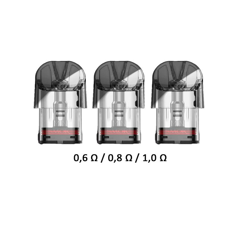 3-PACK Smok Novo POD Clear Meshed cartridge | www.e-smoke.sk