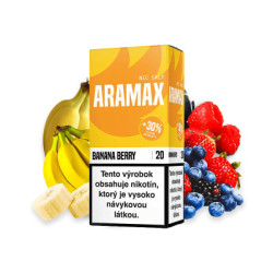 10 ml Banana Berry ARAMAX SALT e-liquid | www.e-smoke.sk