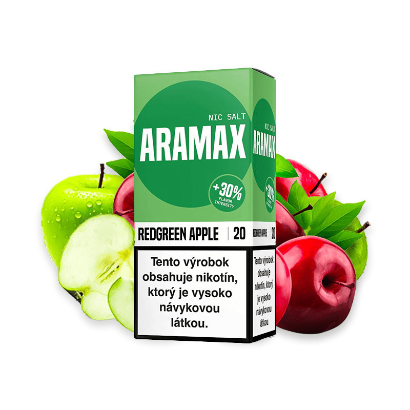 10 ml Redgreen Apple ARAMAX SALT e-liquid | www.e-smoke.sk