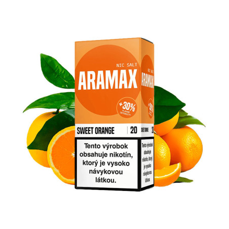 10 ml Sweet Orange ARAMAX SALT e-liquid | www.e-smoke.sk