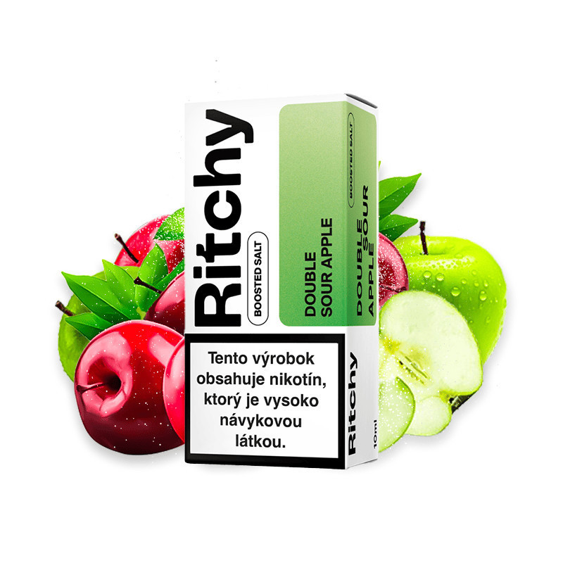 10 ml Double Sour Apple RITCHY e-liquid | www.e-smoke.sk