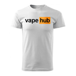 VAPEHUB tričko biele