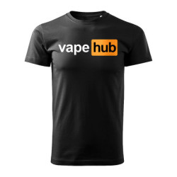 VAPEHUB tričko čierne