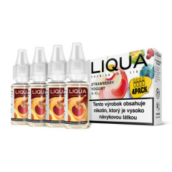 4-Pack Jahodový jogurt LIQUA Elements E-Liquid