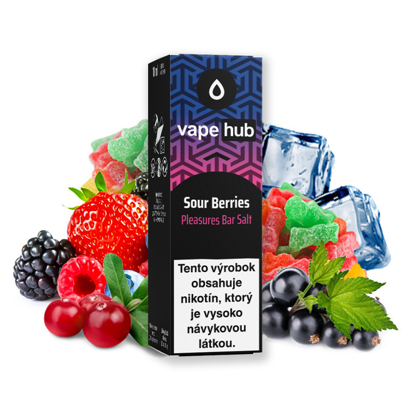 10ml Sour Berries Vapehub SALT e-liquid | www.e-smoke.sk