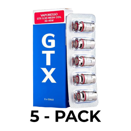 5-pack Vaporesso GTX V2 žhaviaca hlava | www.e-smoke.sk