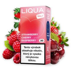 10 ml Strawberry Cherry Raspberry Liqua SALT e-liquid | www.e-smoke.sk