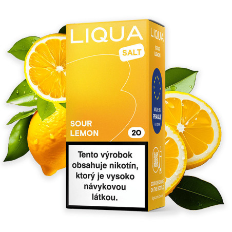 10 ml Sour Lemon Liqua SALT e-liquid | www.e-smoke.sk