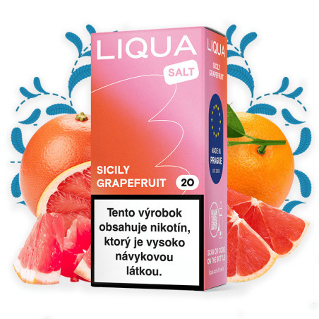 10 ml Sicily Grapefruit Liqua SALT e-liquid | www.e-smoke.sk