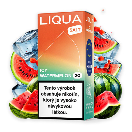 10 ml Icy Watermelon Liqua SALT e-liquid | www.e-smoke.sk
