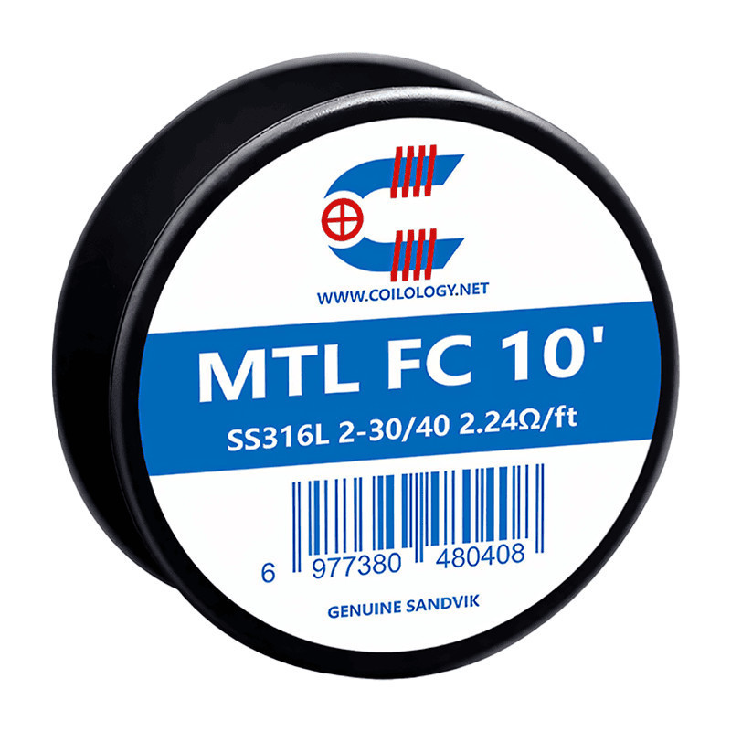 MTL Fused Clapton SS316L Coilology odporový drôt - 2-30/40 | www.e-smoke.sk