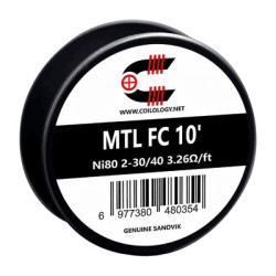MTL Fused Clapton Ni80 Coilology odporový drôt - 2-30/40 | www.e-smoke.sk